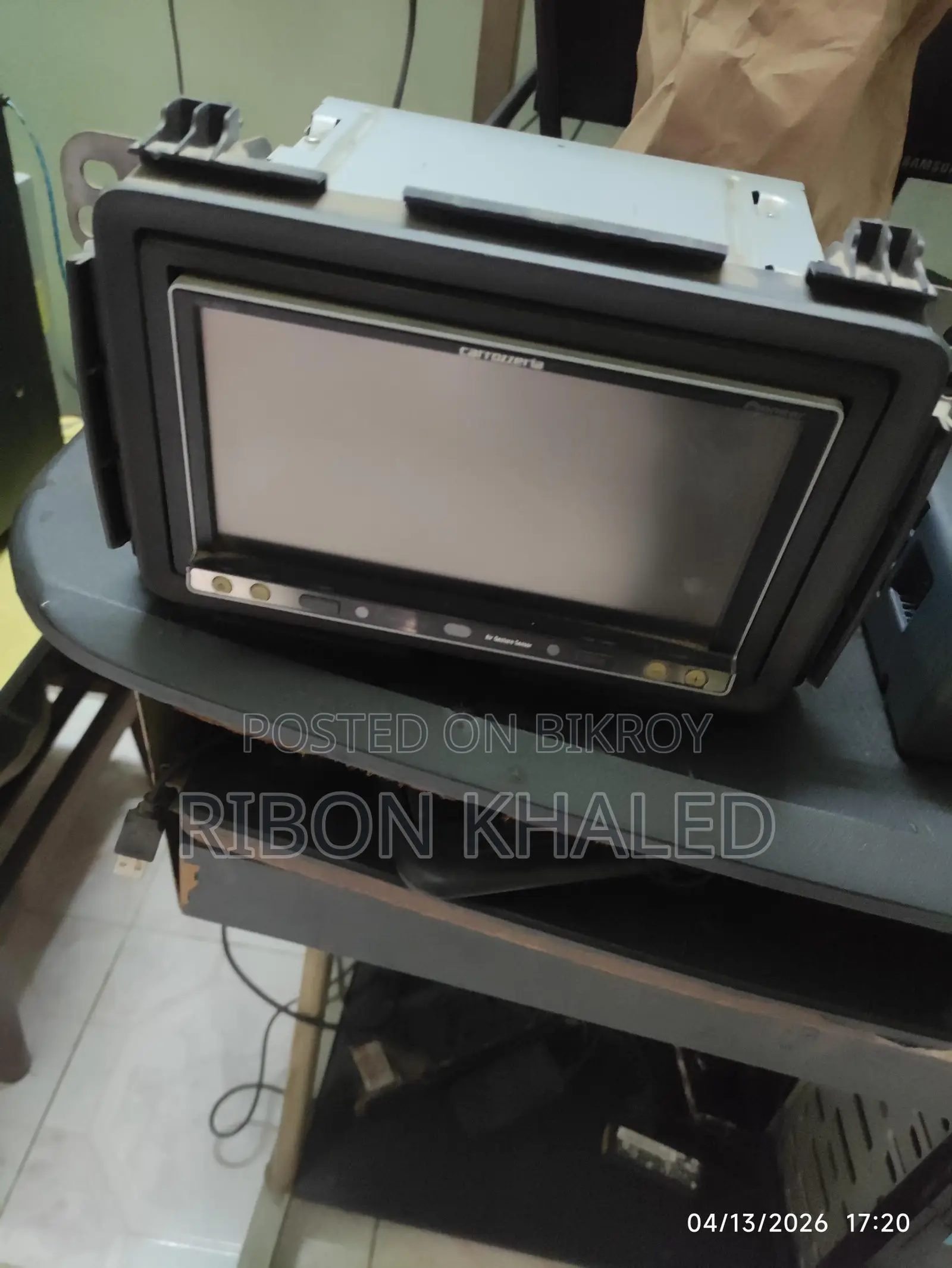 One DVD player and one air pump