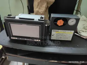One DVD player and one air pump