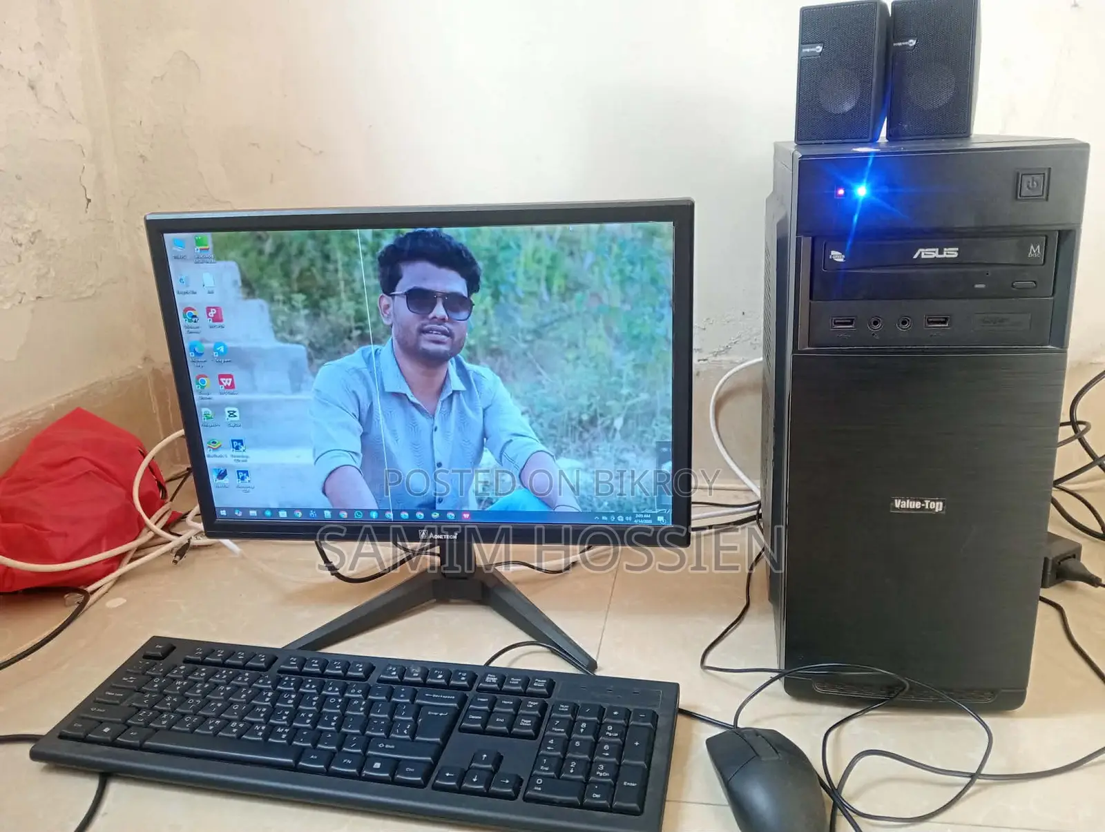 ডেস্কটপ কম্পিউটার ৮জিবি ইন্টেল কোর আই৩ এসএসডি ১২৮জিবি