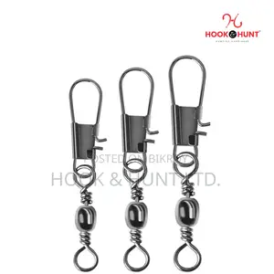25 Pcs 01–05 Size Fishing Swivel Interlock Snap | Hook & Hunt