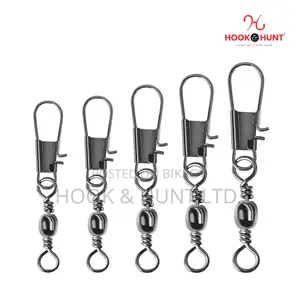 25 Pcs 01–05 Size Fishing Swivel Interlock Snap | Hook & Hunt