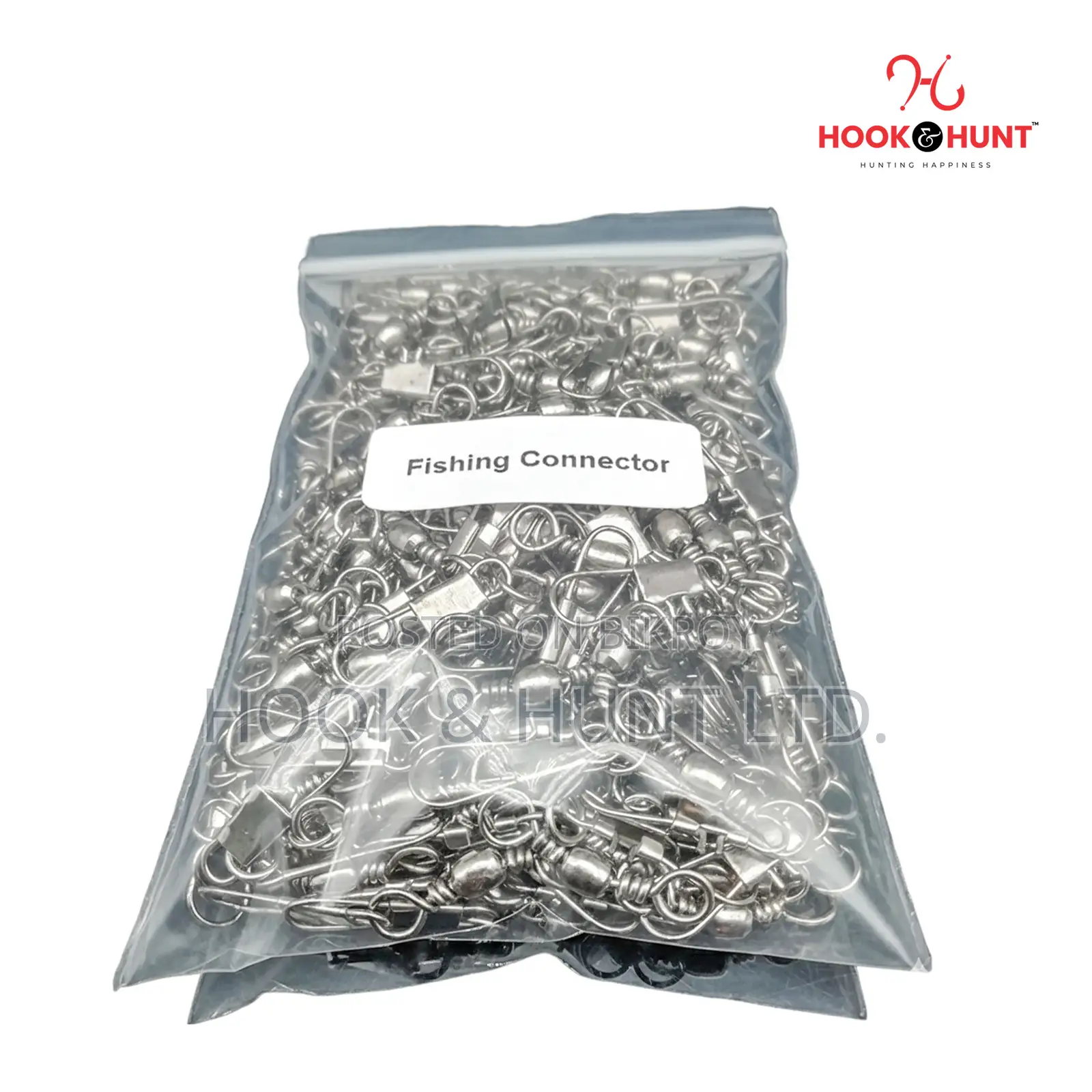 25 Pcs 01–05 Size Fishing Swivel Interlock Snap | Hook & Hunt