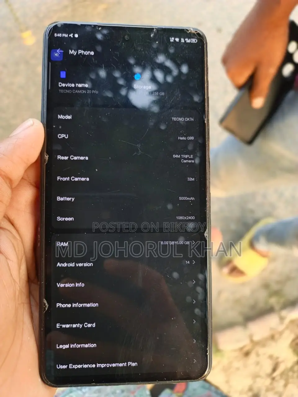 Tecno Camon 20 (Used)