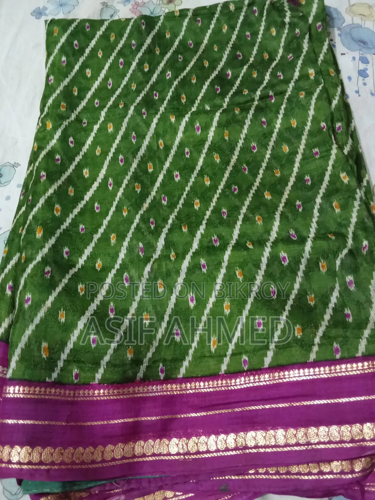 Silk Katan Sharee