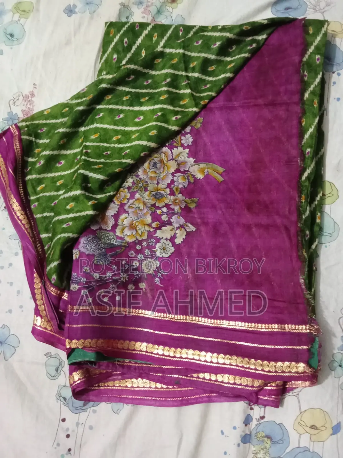 Silk Katan Sharee