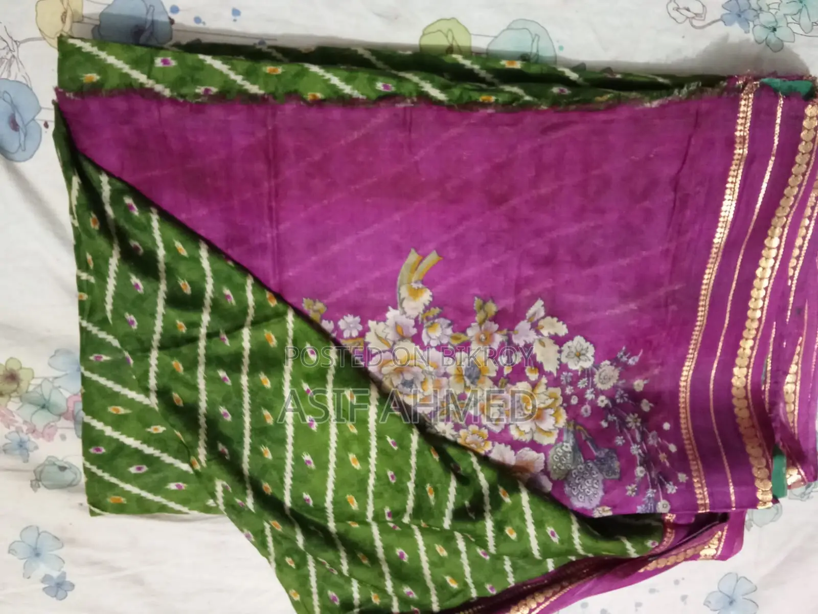 Silk Katan Sharee