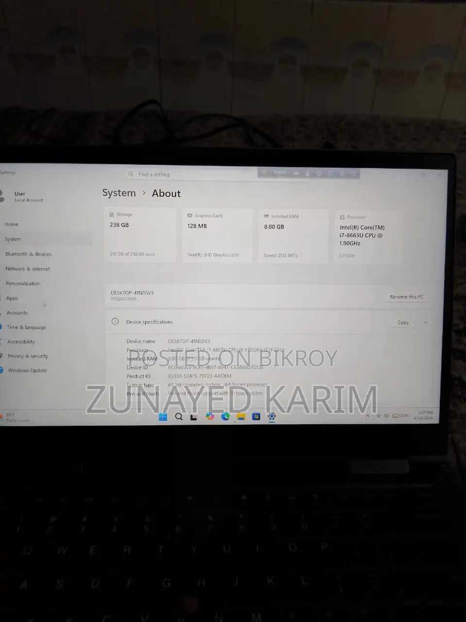 Lenovo ThinkPad X1 Yoga - Core i7, 8GB RAM, 128GB SSD for sale