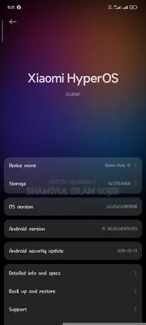 Xiaomi Redmi Note 12 6+64 GB (Used)