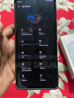 Tecno Spark 20 Pro+ 8+256 (Used)
