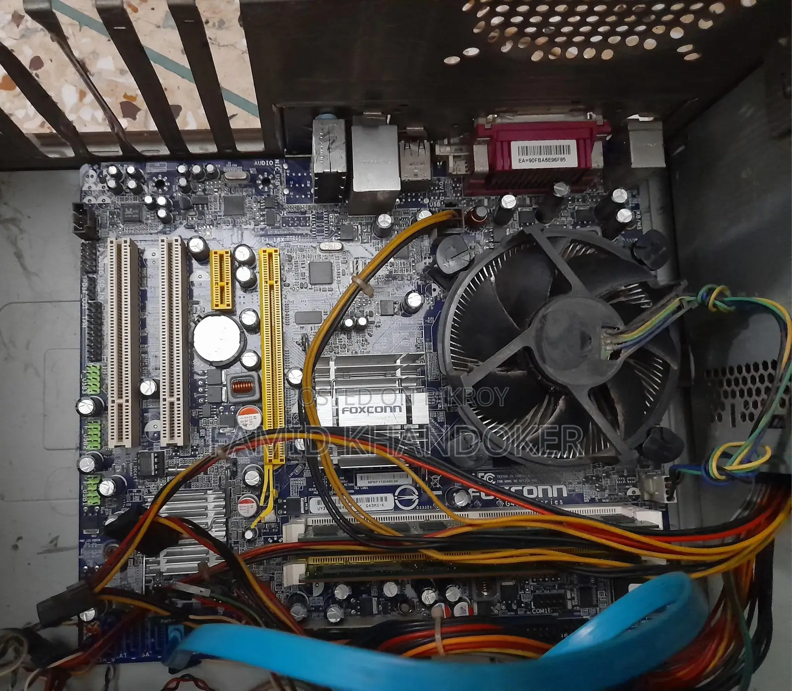G41 Foxconn Motherboard, 2+2 GB RAM, Dual Core Processor, Cooling Fan