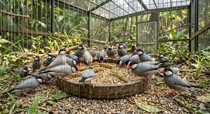 Many Java Sparrows for Sale