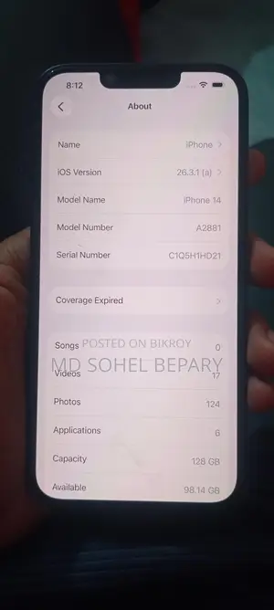 Apple iPhone 14 (Used)