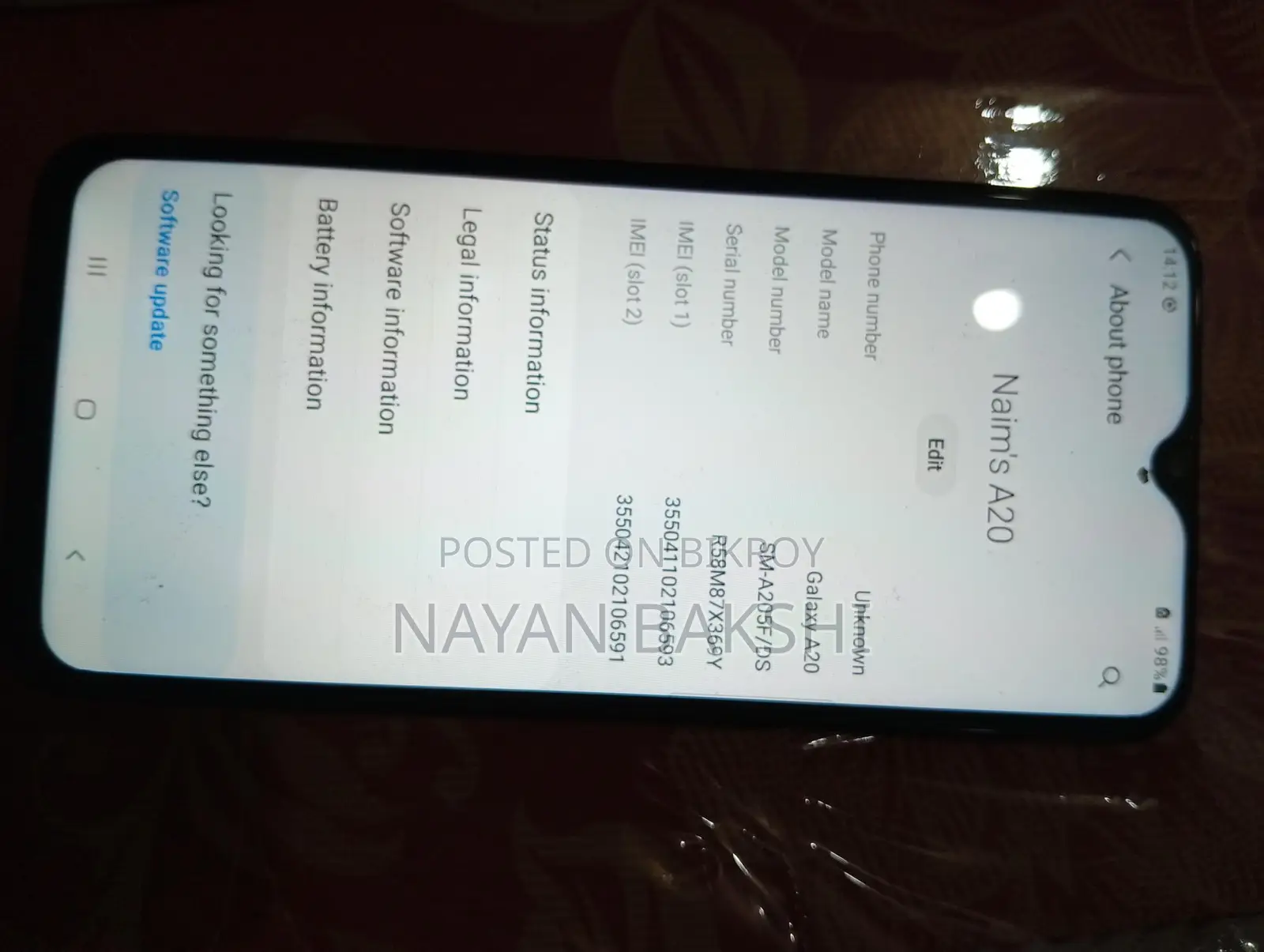 Samsung Galaxy A20 3/32 (Used)