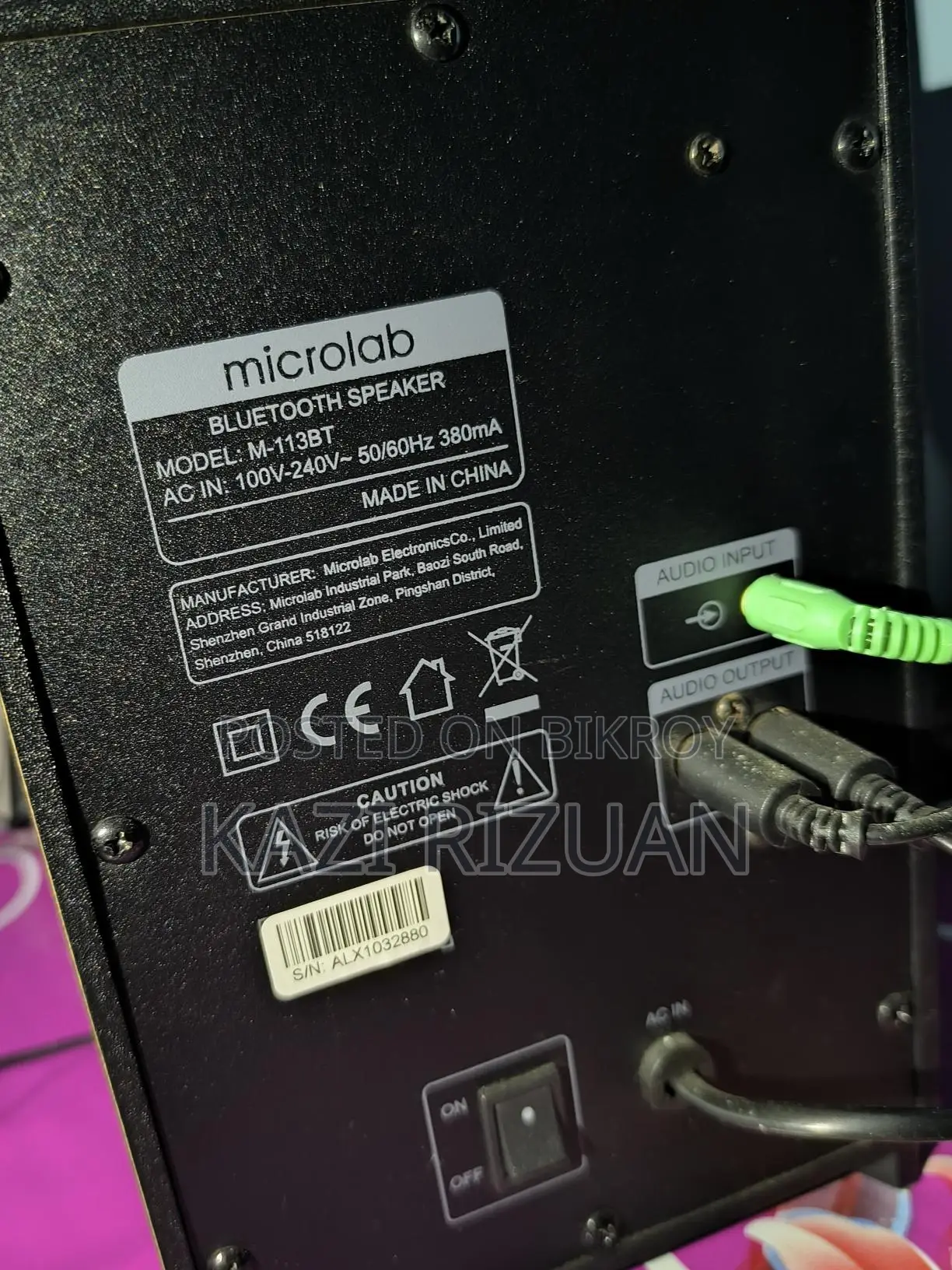 MICROLAB Bluetooth speaker M113 BT For sale