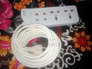 Multi-plug 4 Socket, 2/3 Pin 20 Feet Wire