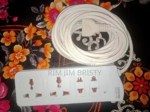 Multi-plug 4 Socket, 2/3 Pin 20 Feet Wire