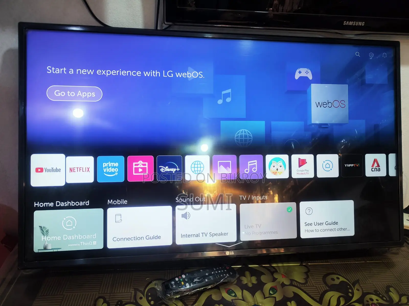 LG 43" Smart 4K Voice Control TV with Replacement Guarantee (Magic Remote)