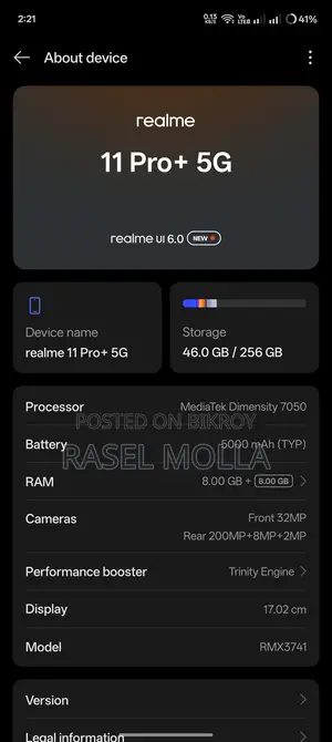 Realme 11 Pro+ 5G (Used)