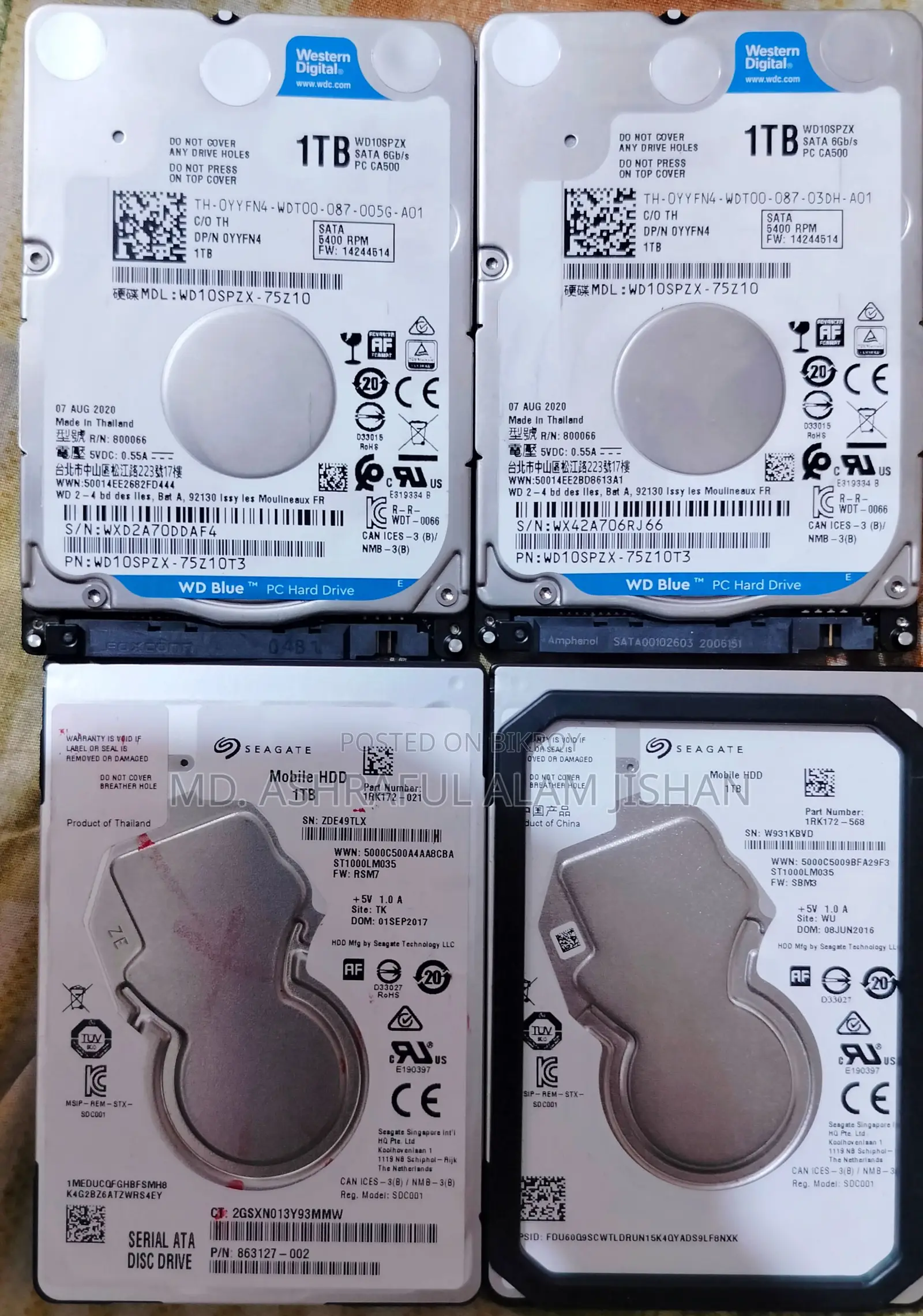 Laptop Hard Disk 1TB HDD