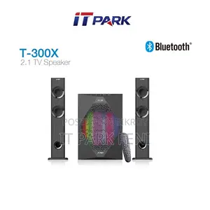 F&D T-300X 2:1 Black Bluetooth TV Speaker