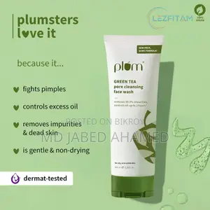 Plum Green Tea Pore Cleansing Face Wash (100ml)