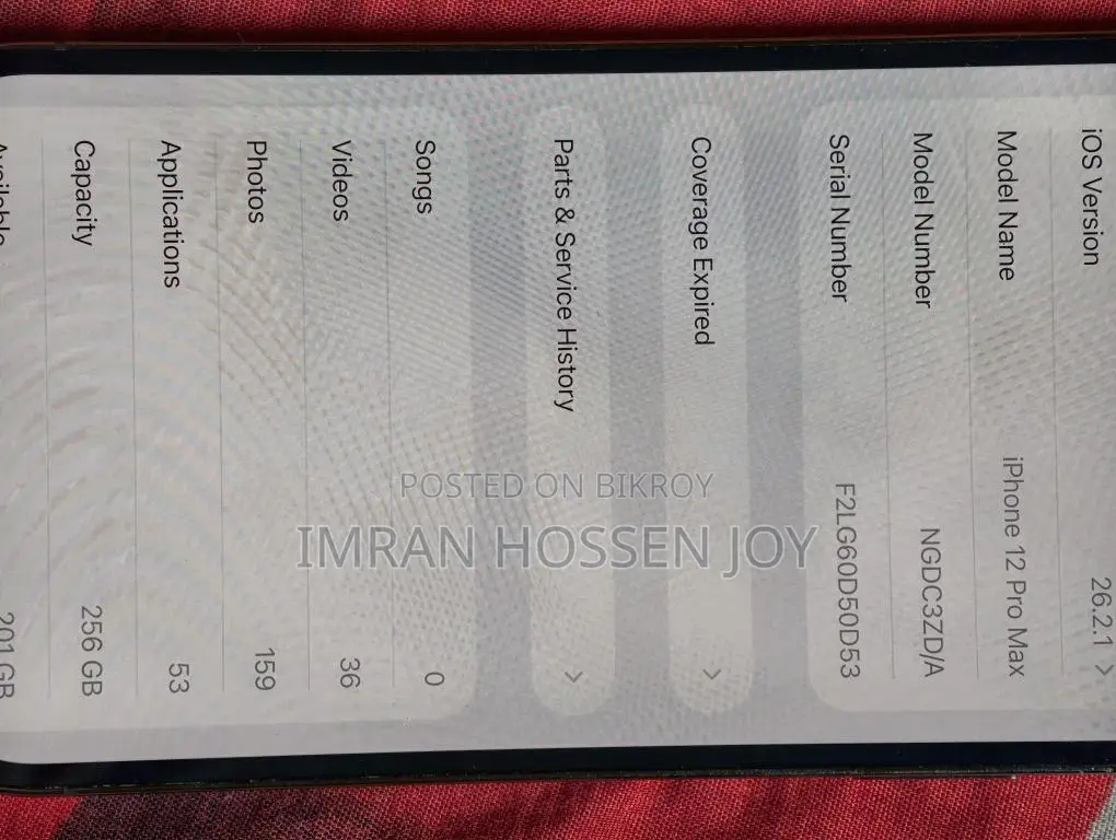 Apple iPhone 12 Pro Max (Used)