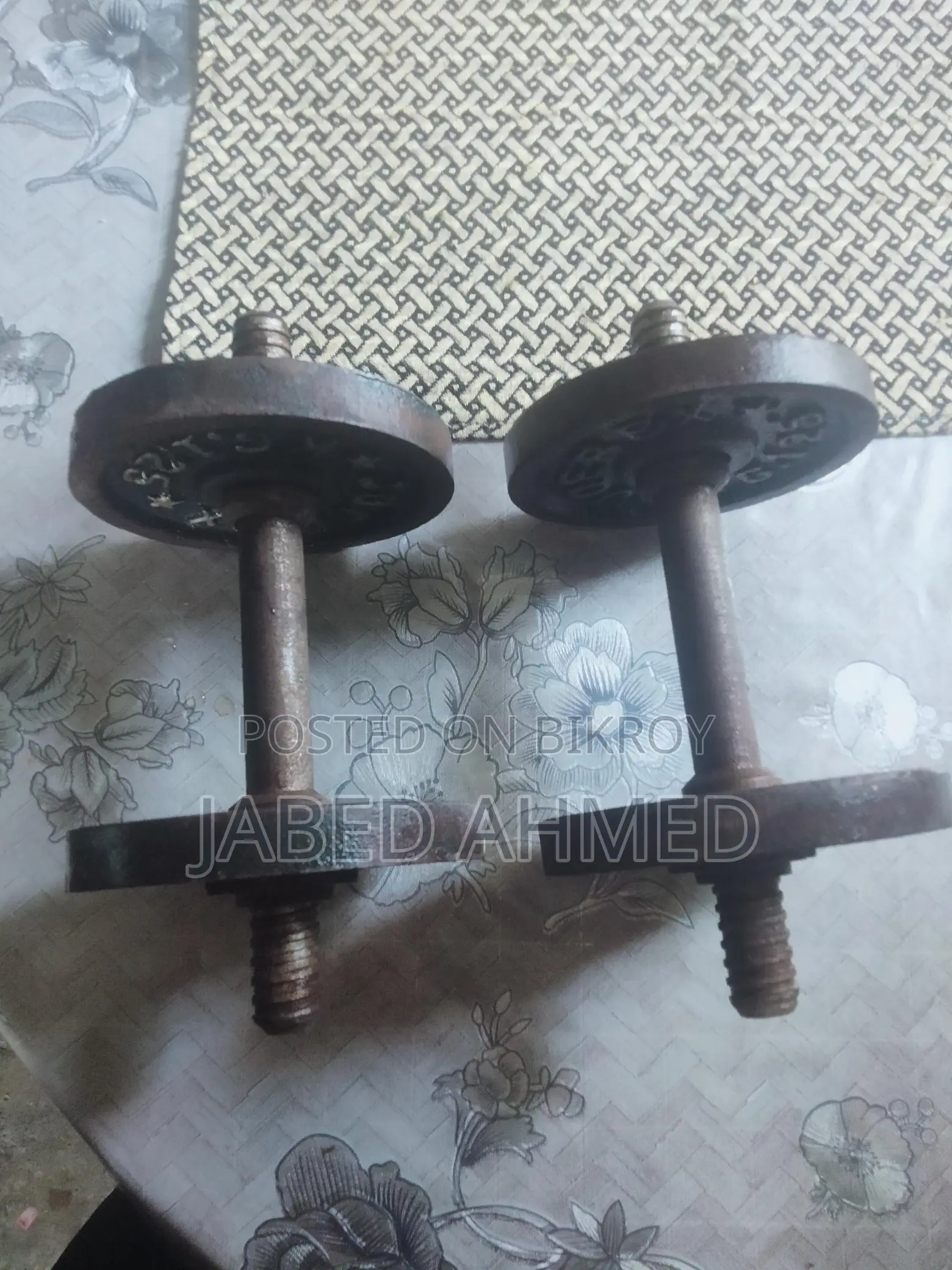 সলিড আয়রন ডাম্বেল বিক্রয় হবে!!