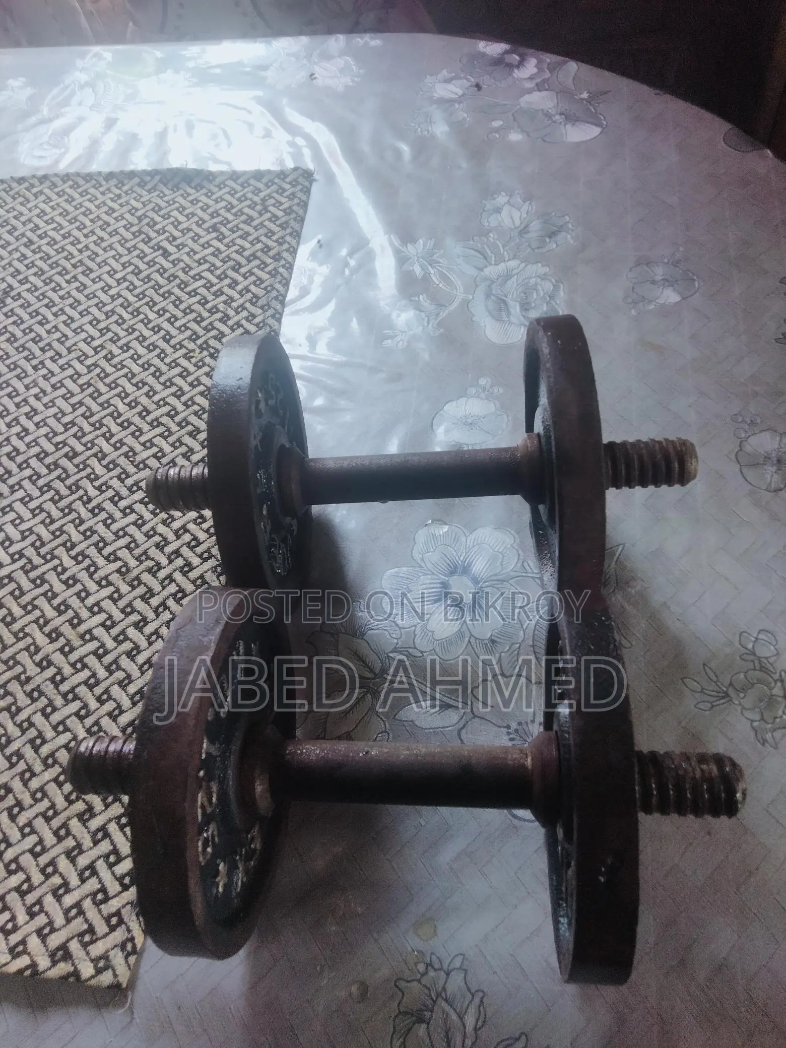 সলিড আয়রন ডাম্বেল বিক্রয় হবে!!