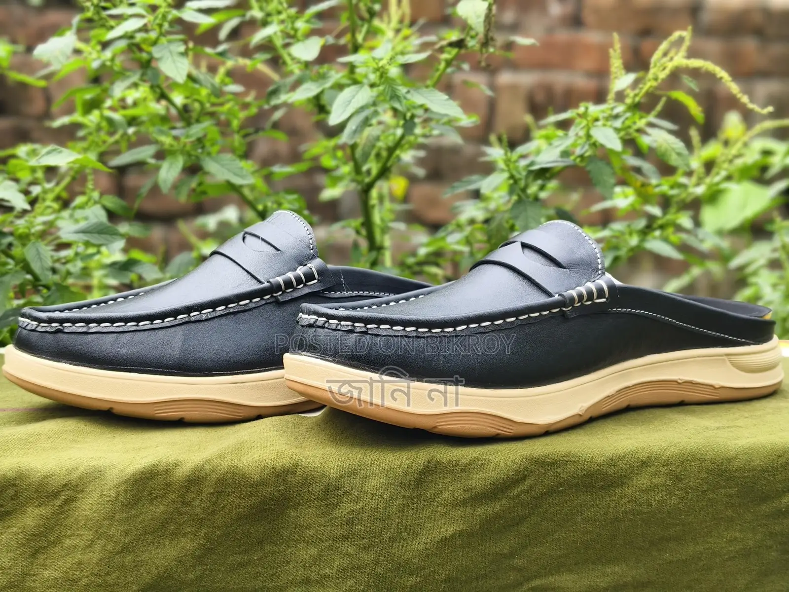 Premium Leather Half Loafers