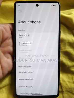 Google Pixel 7 8/128gb (Used)