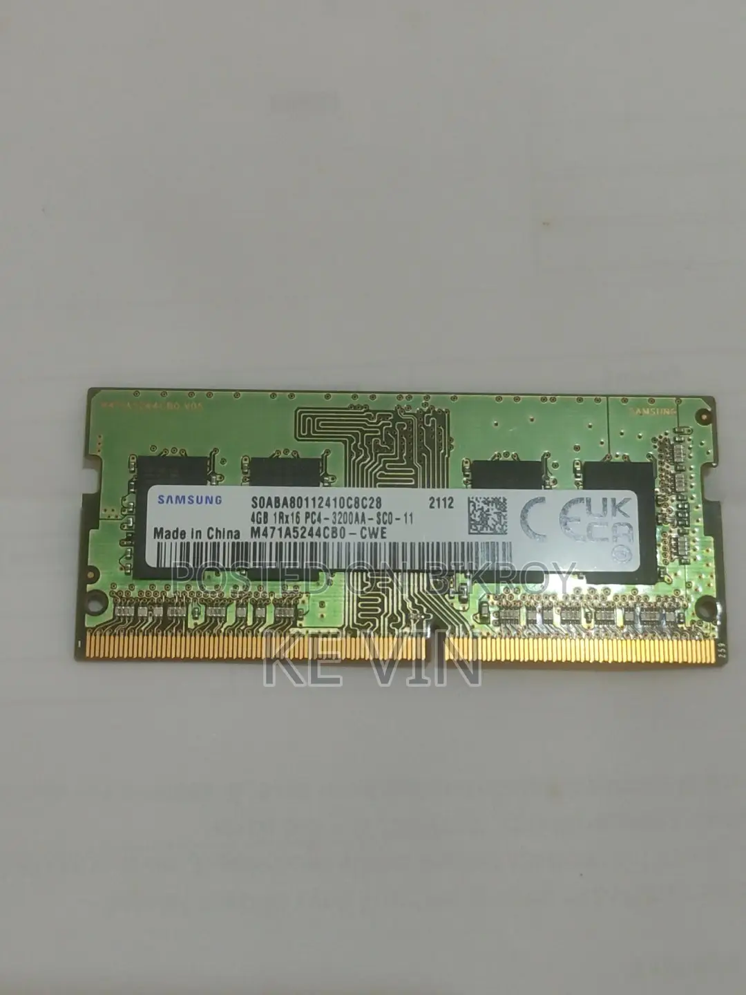 4GB DDR4 3200MHz (laptop RAM)