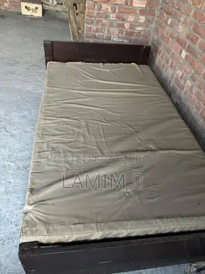 Single Teak Wood Bed