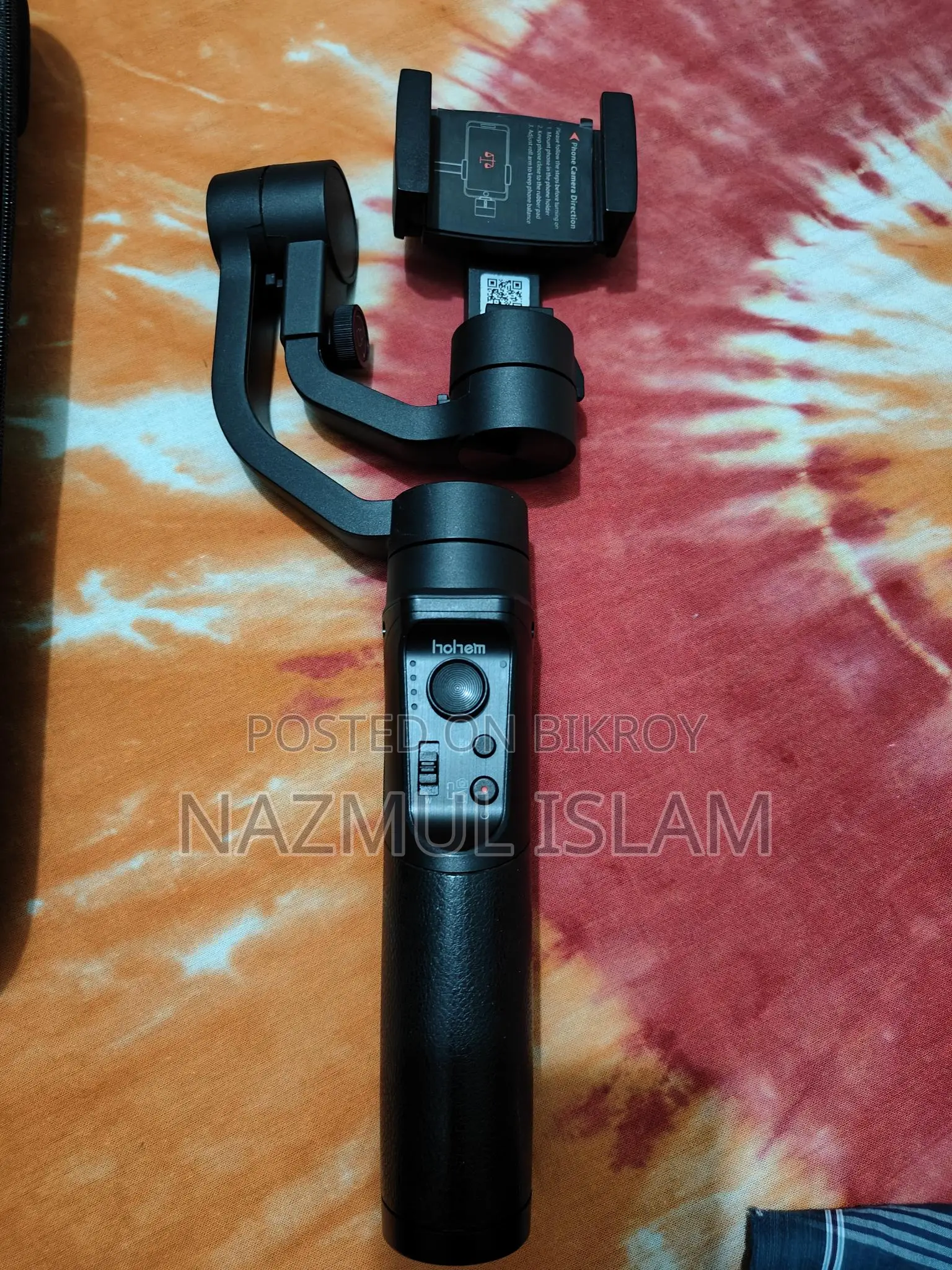 Hohem Isteady Mobile+ 3-axis Handheld Gimbal Stabilizer - Black