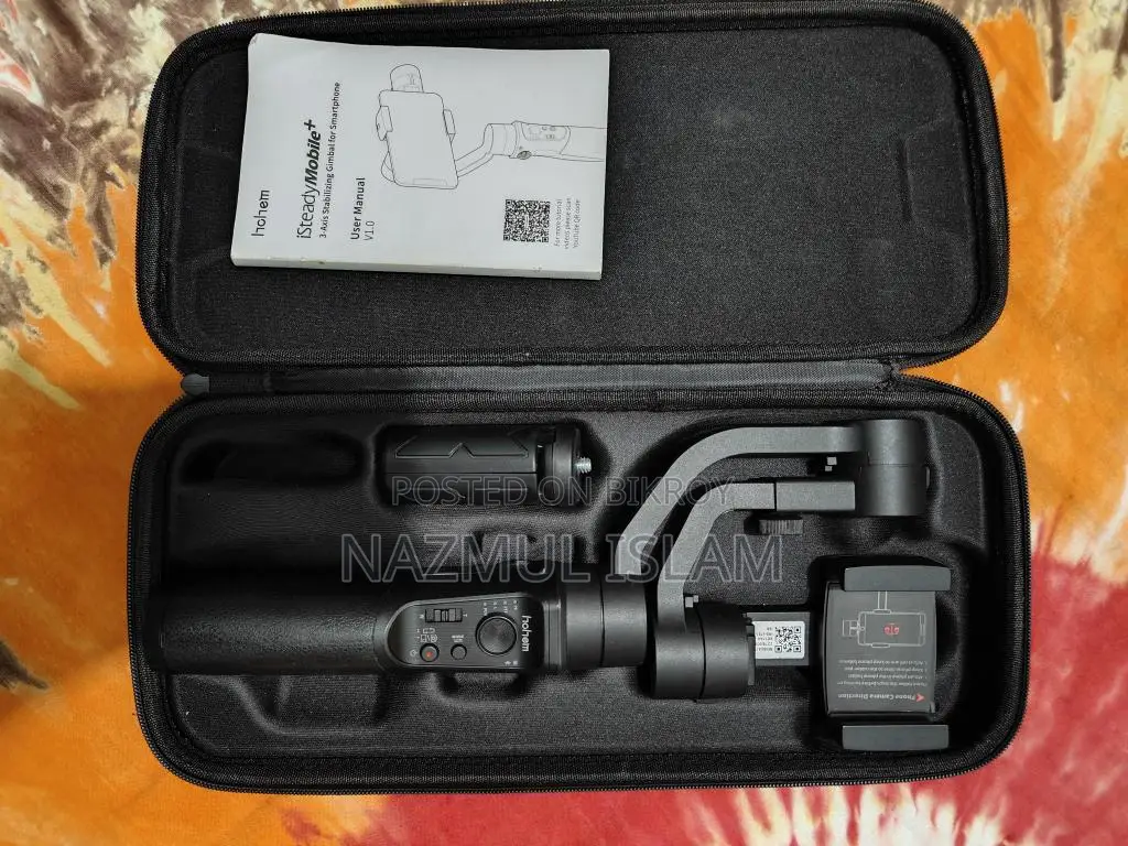 Hohem Isteady Mobile+ 3-axis Handheld Gimbal Stabilizer - Black