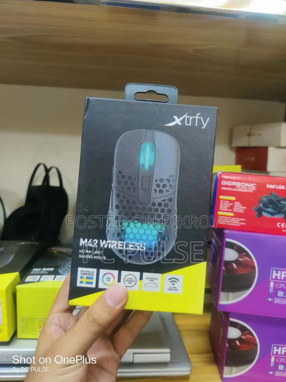 Xtrfy M42 Wireless Gaming Mouse - Symmetrical Modular- With Box
