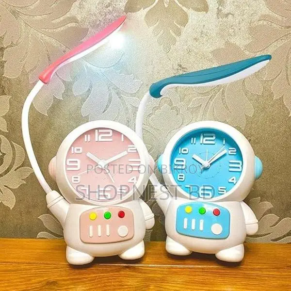 Astronaut Desk Lamp with Alarm Clock