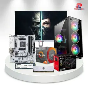 Ryzen 5 5600g Pc+19 Led Hp Complete Fresh Ssd 128gb.ram 8gb Ddr4
