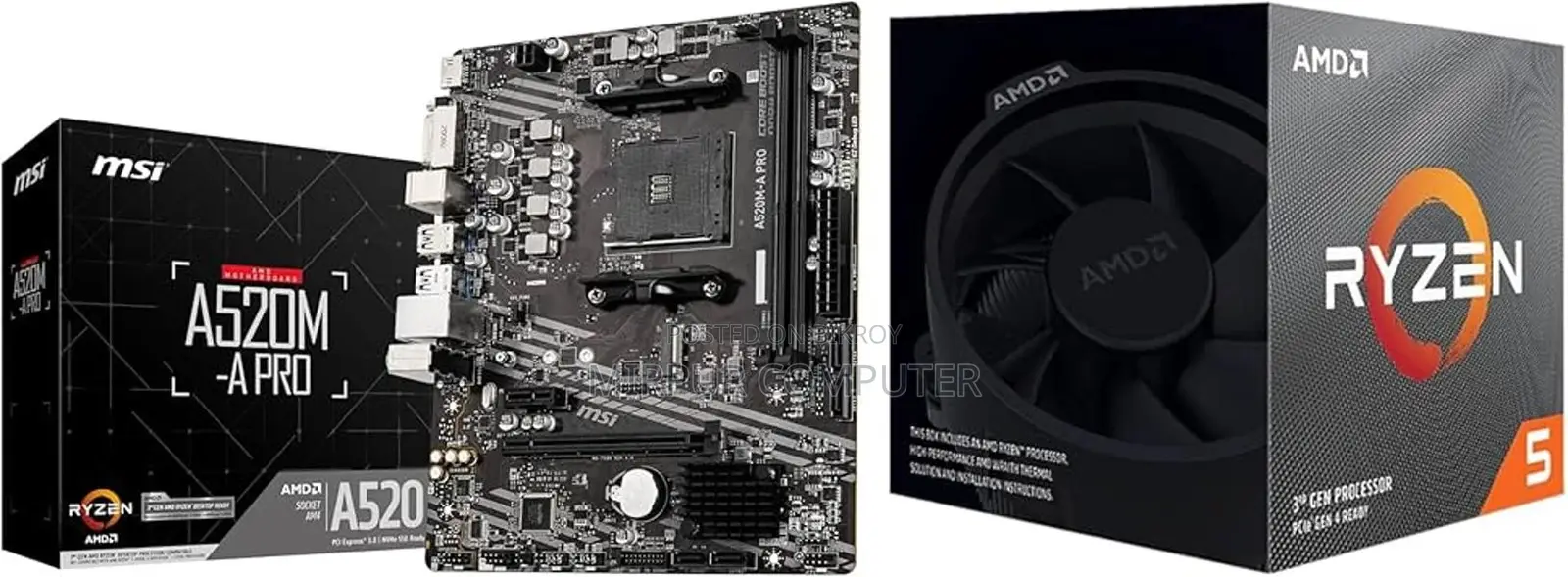 Ryzen 5 5600g Pc+19 Led Hp Complete Fresh Ssd 128gb.ram 8gb Ddr4
