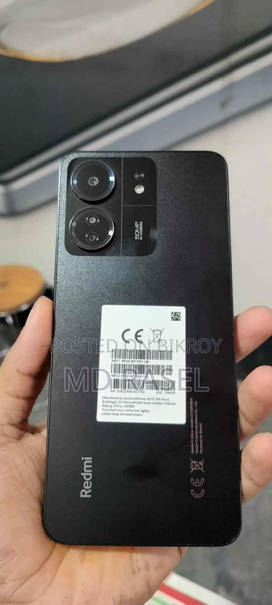 Xiaomi Redmi13c 8 /256 (Used)