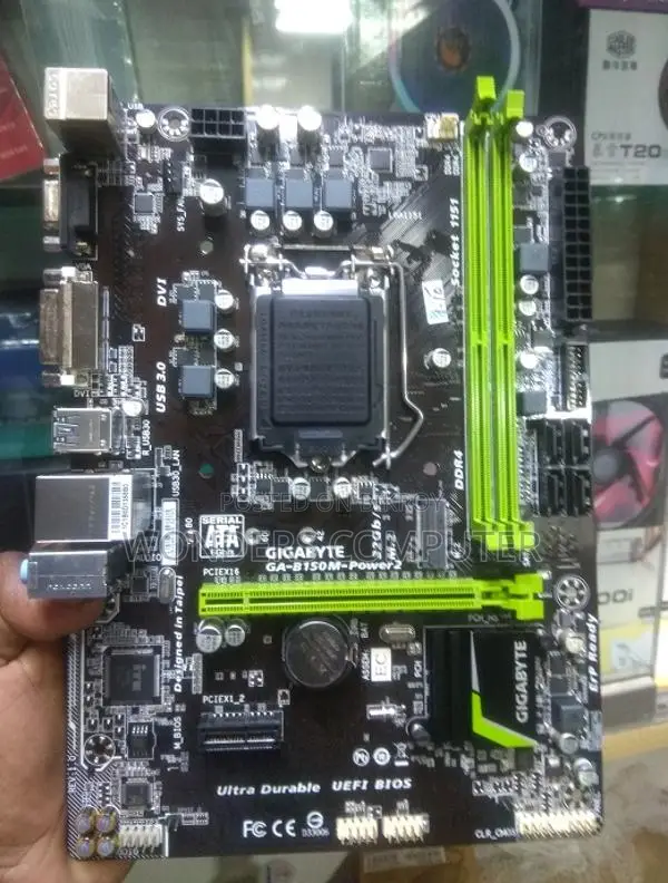 Gigabytes B150M‑Power2 (Intel B150 চিপসেট ভিত্তিক) ১ বছরের ওয়ারেন্টি