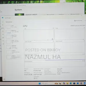Desktop for Selling RAM 32gb and 256 SSD 350gpu 27" Monitor