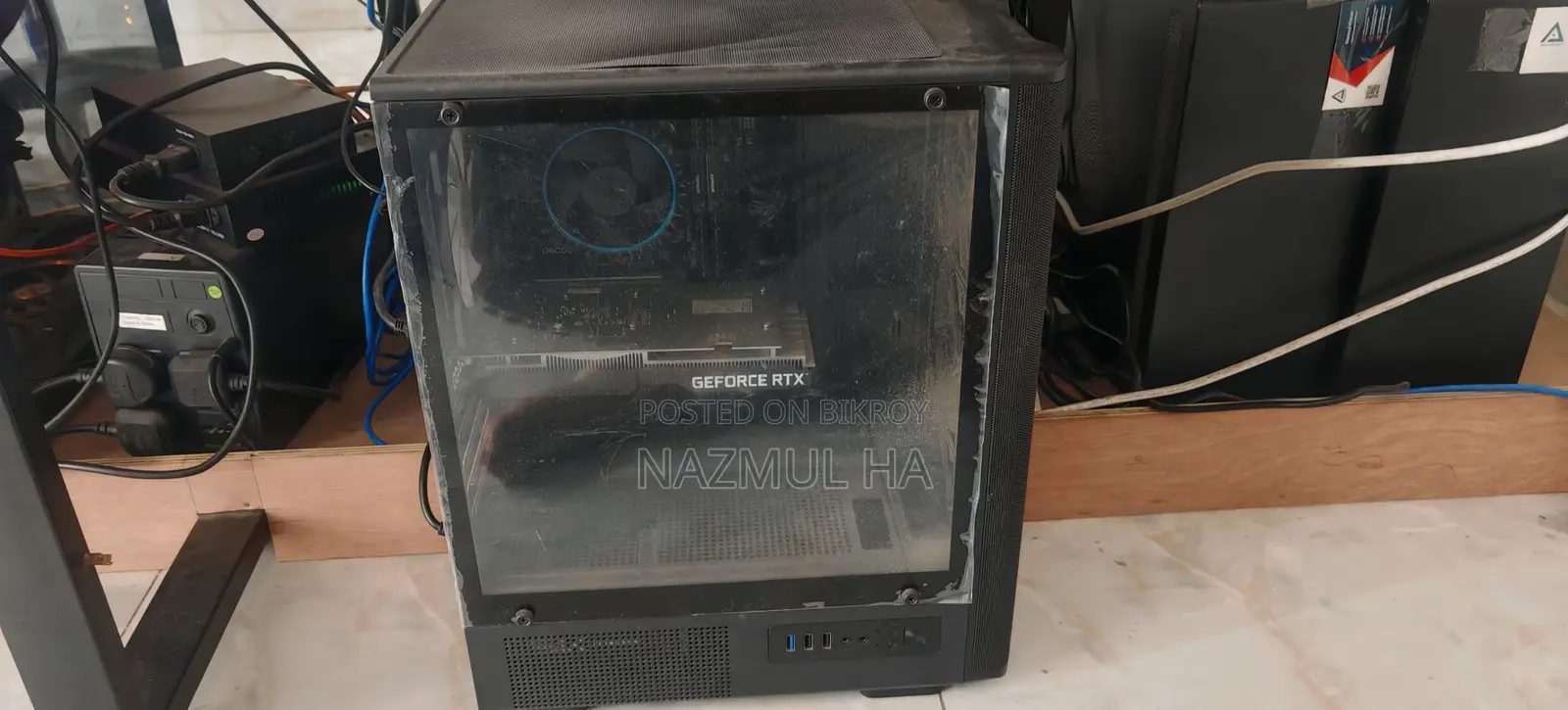 Desktop for Selling RAM 32gb and 256 SSD 350gpu 27" Monitor