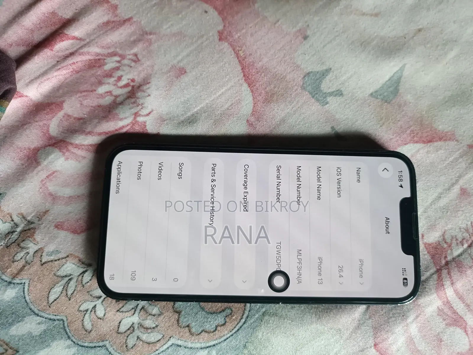 Apple iPhone 13 128 (Used)