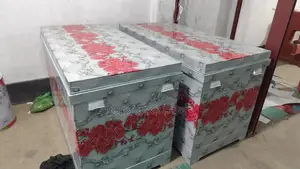 New sturdy steel storage box (trunk) with excellent design for sale