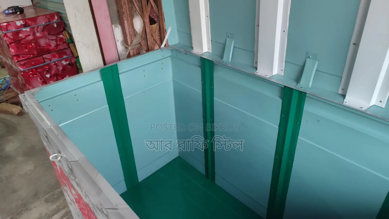 New sturdy steel storage box (trunk) with excellent design for sale