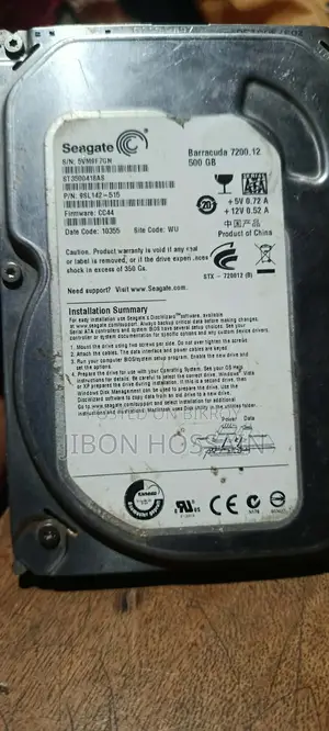 Seagate 500GB Hard Disk Drive