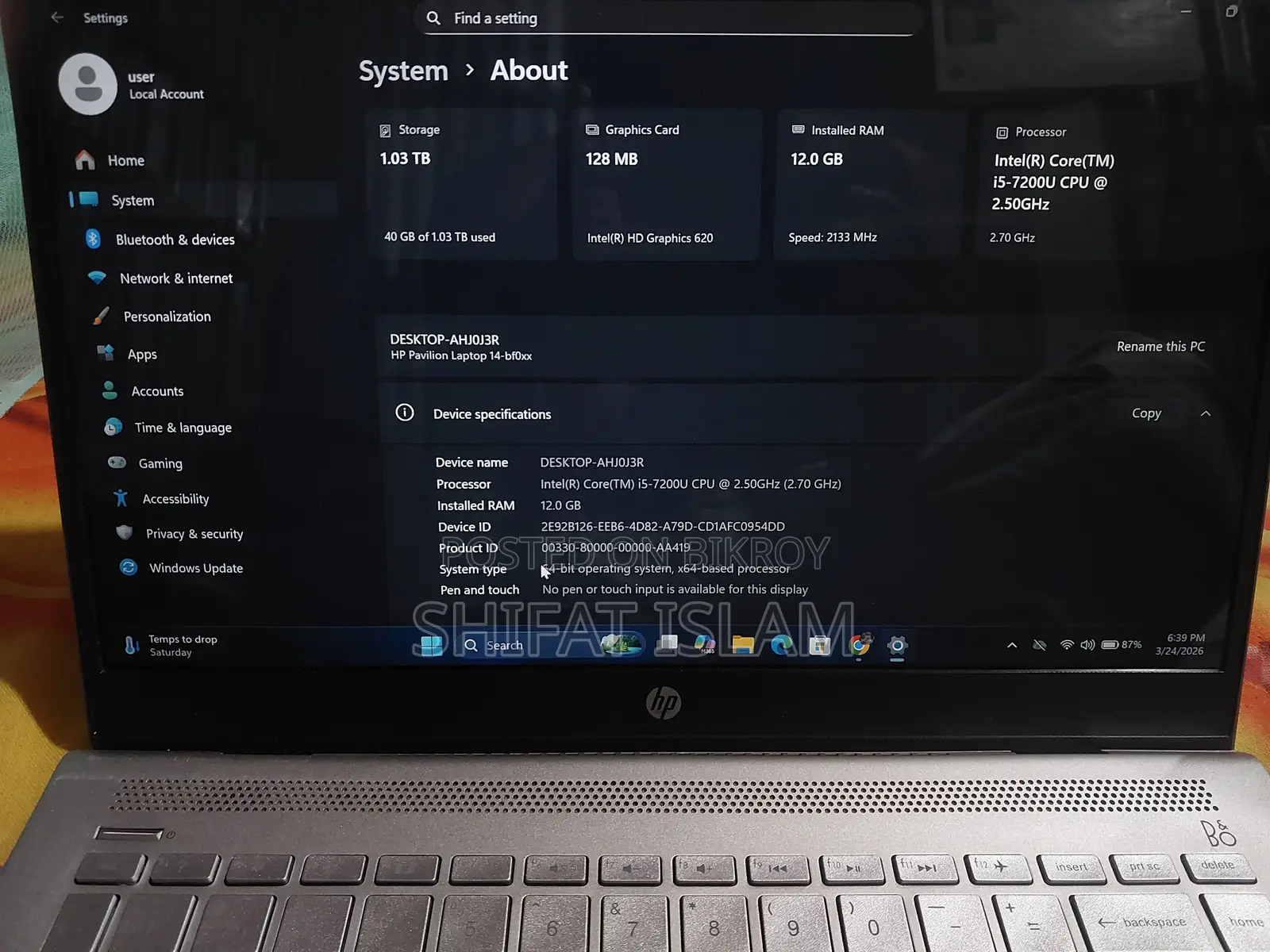 Laptop for sale