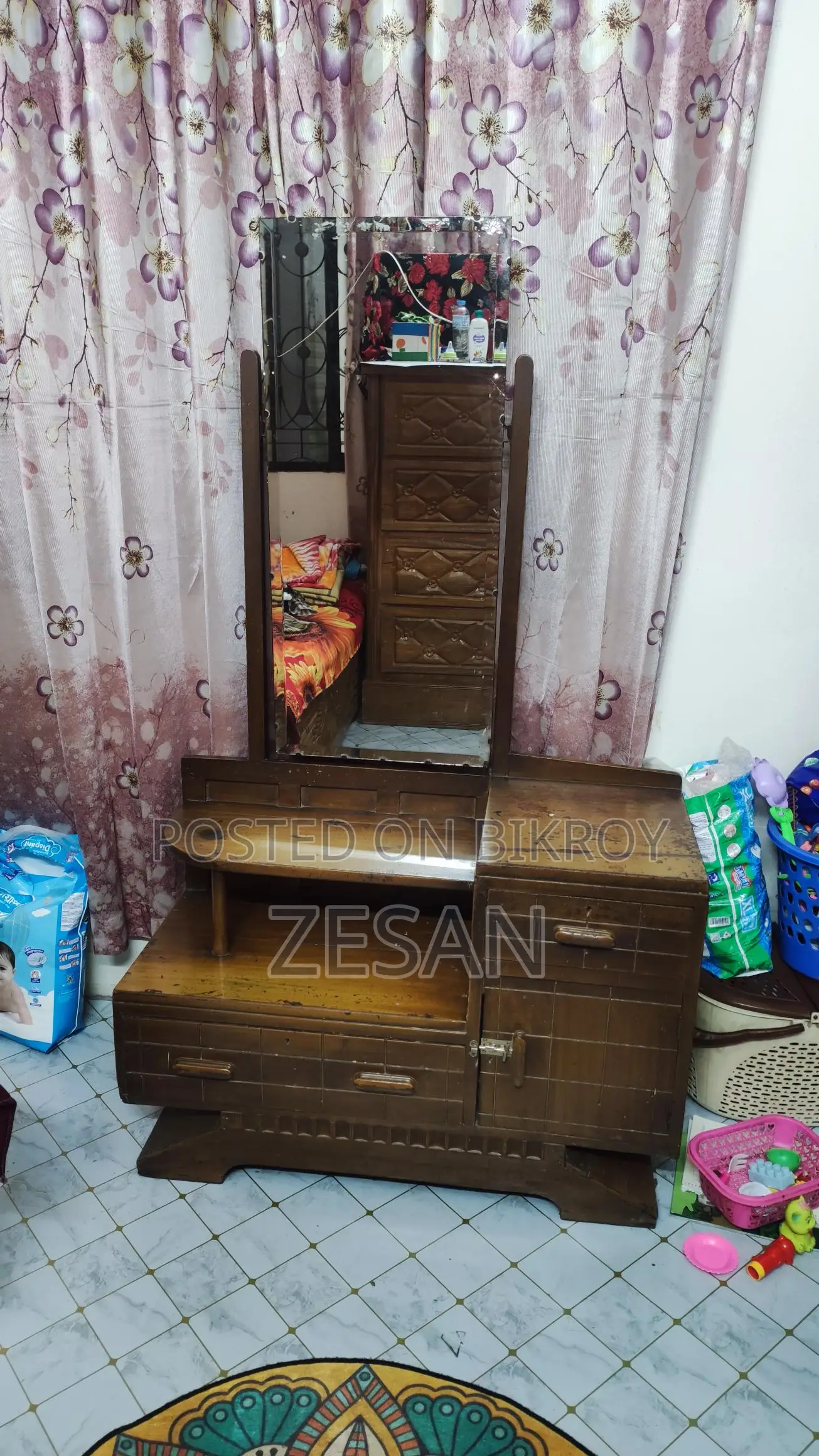 Dressing Table সেগুন কাঠের ড্রেসিং টেবিল
