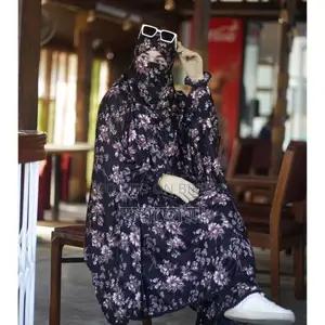 Elegant Palazzo long Khimar Set
