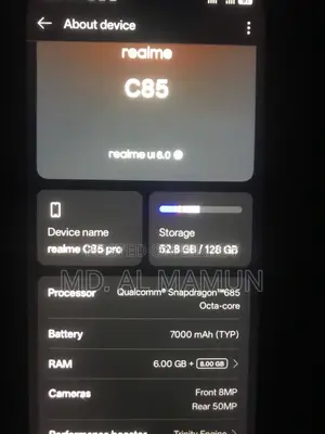 Realme C85 4G 128 GB Black
